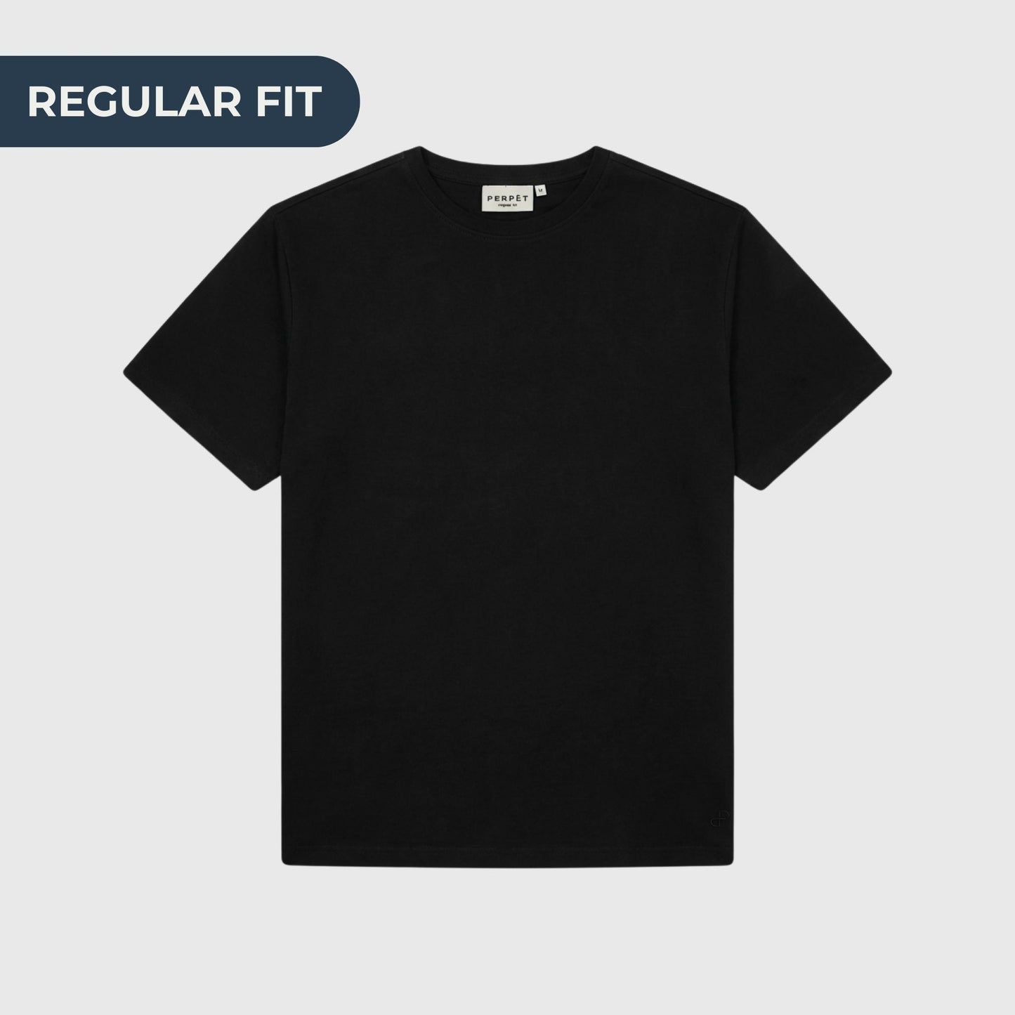 Clásico T-Shirt Regular black - PERPÈT