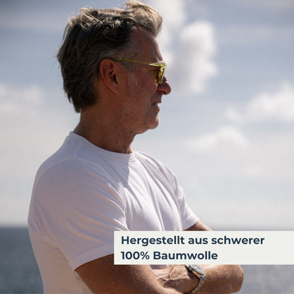 Clásico T-Shirt Slim white - PERPÈT