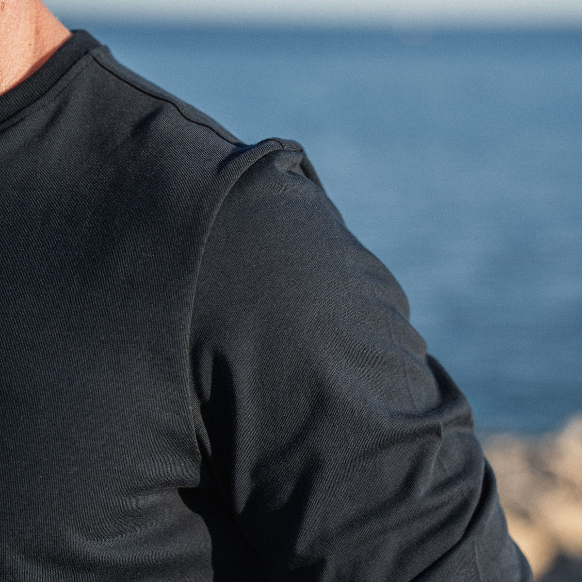 Clásico Longsleeve Slim navy blue - PERPÈT