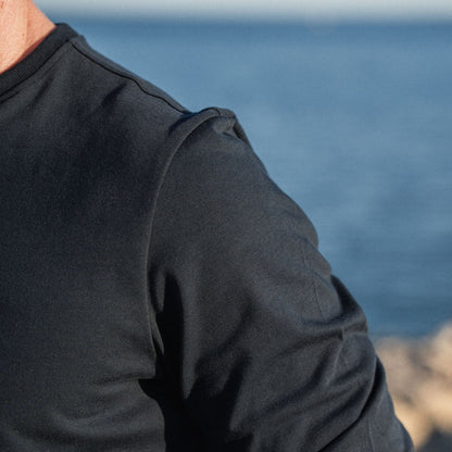 Clásico Longsleeve Slim navy blue - PERPÈT