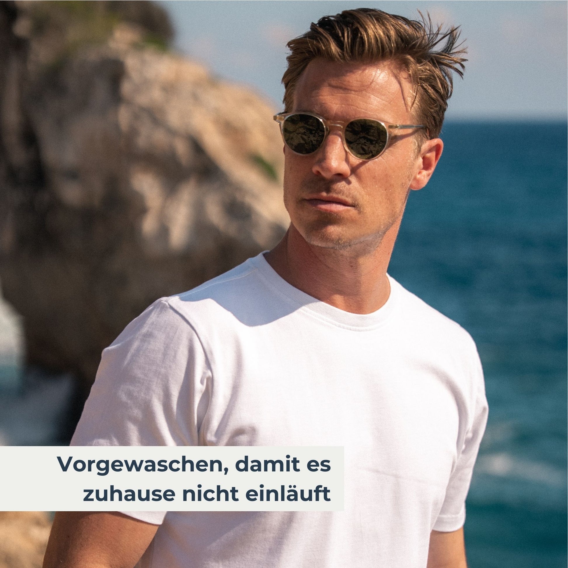 Clásico T-Shirt Slim white - PERPÈT