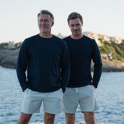 Clásico Longsleeve Regular navy blue - PERPÈT