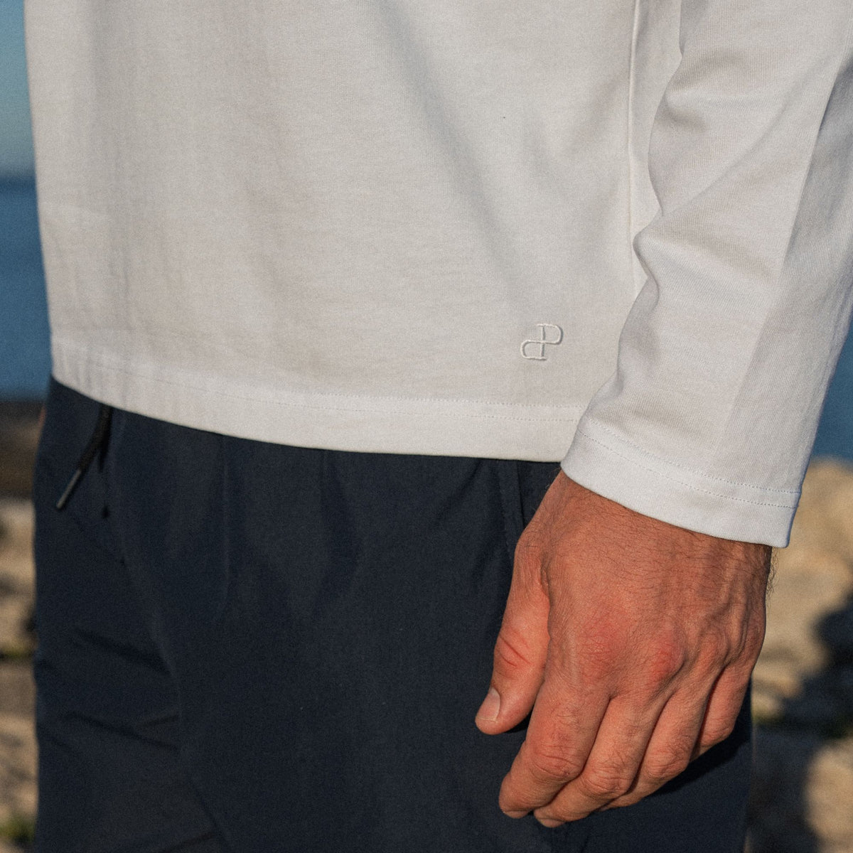 Clásico Longsleeve Slim white - PERPÈT