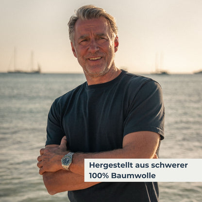 Clásico T-Shirt Regular navy blue - PERPÈT