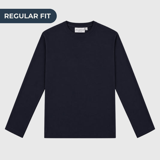 Clásico Longsleeve Regular navy blue