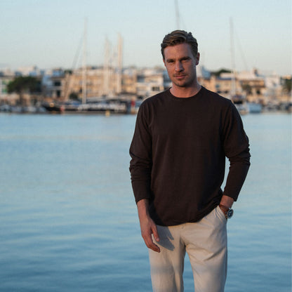 Clásico Longsleeve Regular brown - PERPÈT