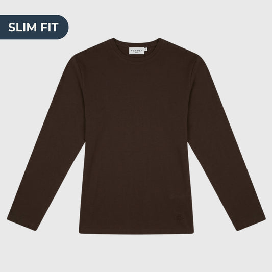 Clásico Longsleeve Slim brown