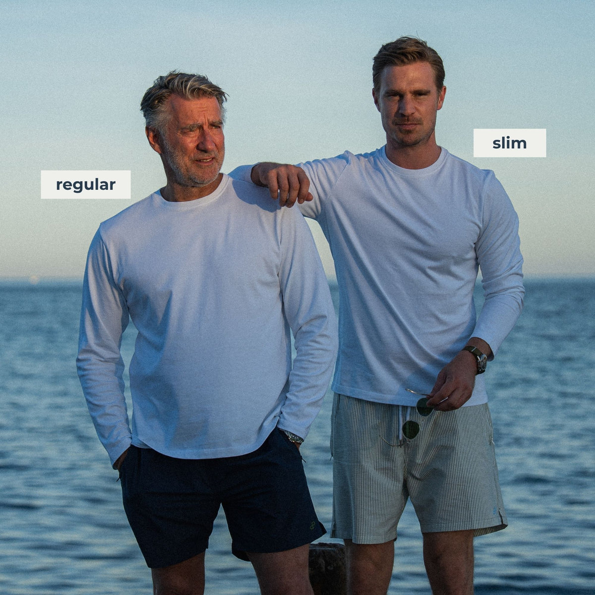 Clásico Longsleeve Slim white - PERPÈT